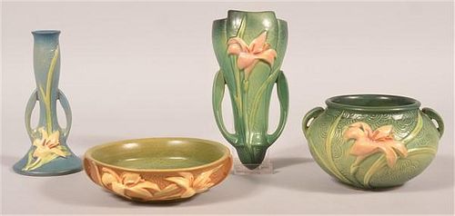 FOUR PIECES OF ZEPHYR LILY
