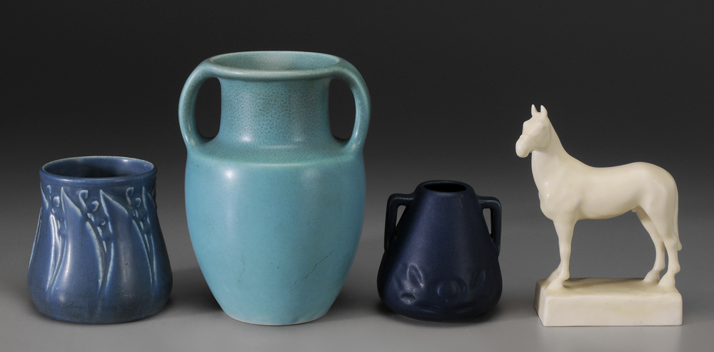 Four Pieces Rookwood Pottery