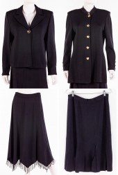 FOUR PIECES ST. JOHN BLACK KNI