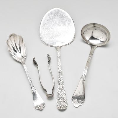 Four pieces Tiffany sterling