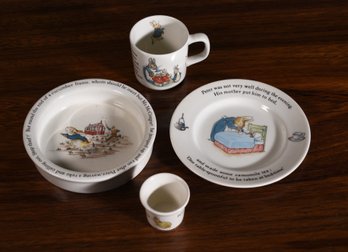 Four pieces with Peter Rabbit