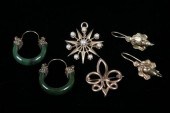 FOUR PIECES YELLOW GOLD AND GE