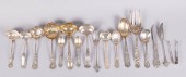FOUR PIERCED SPOONS, ONE HERAL