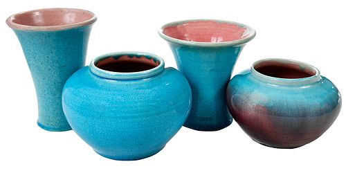 FOUR PISGAH FOREST POTTERY