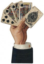 FOUR PLAYING CARD ADVERTISING