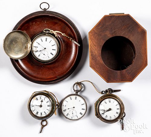 FOUR POCKET WATCHESFour pocket