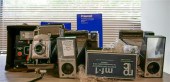 FOUR POLAROID CAMERAS AND ACCE