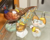 FOUR PORCELAIN BIRD GROUPS Inc