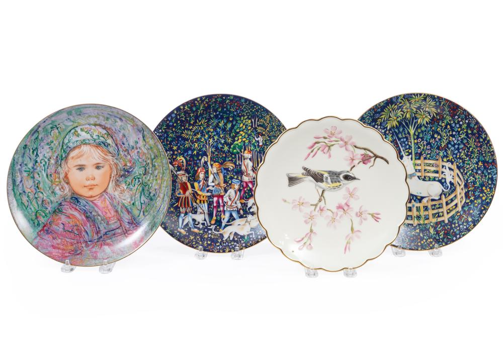FOUR PORCELAIN COLLECTOR'S