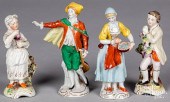 FOUR PORCELAIN FIGURESFour por