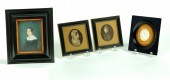 FOUR PORTRAITS.  American  19t