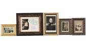 FOUR POSTCARDS & ENGRAVING OF