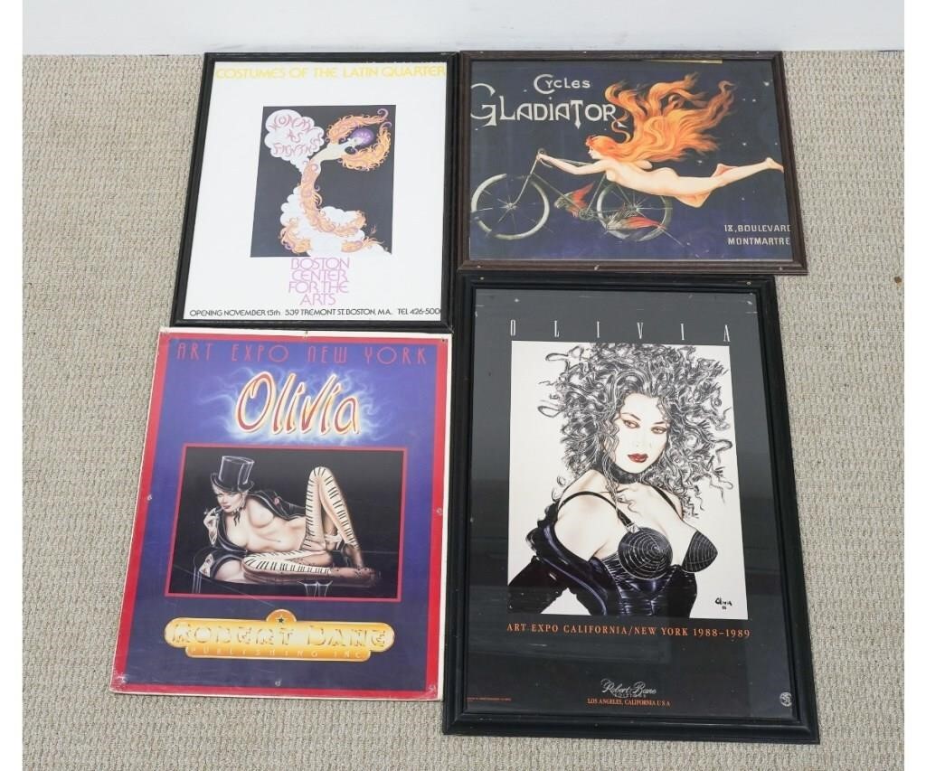 Four posters to include two