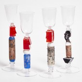 Four Postmodernist Studio Glas