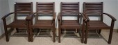 FOUR POTTERY BARN STAINED FRUI