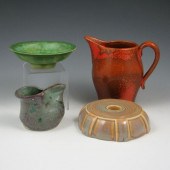 Four pottery pieces including