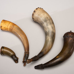 Four Powder Horns Late 18th/19th