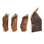 FOUR POZYCINSKI STUDIO BRONZE