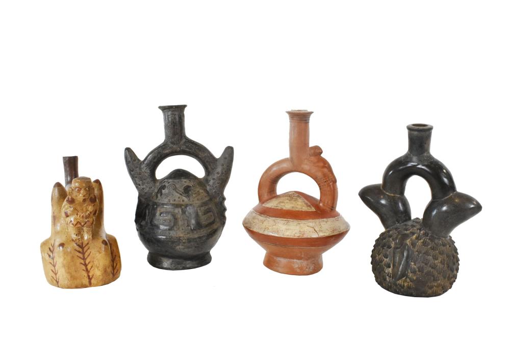 FOUR PRE-COLUMBIAN STYLE