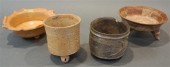 FOUR PRE-COLUMBIAN TYPE POTTER