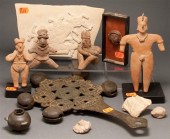 Four Precolumbian terra cotta