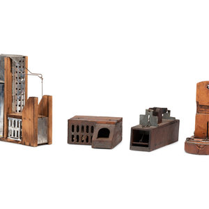 Four Primitive Mouse or Rat Traps