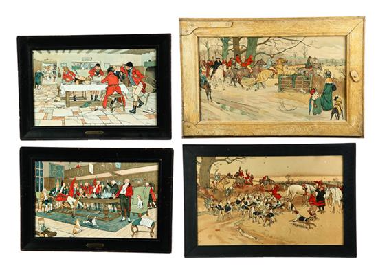 FOUR PRINTS BY CECIL ALDIN (ENGLISH