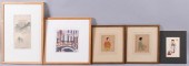 , FOUR PRINTS BY WESTERN ARTIS