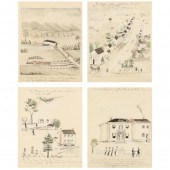 FOUR PRINTS PICTURING OF WYTHE