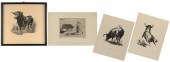 FOUR PRINTS RELATED TO BULLS S