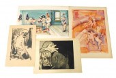 FOUR PRINTS: TWO BY DENISE MAR