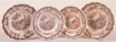 FOUR PURPLE TRANSFER STAFFORDS