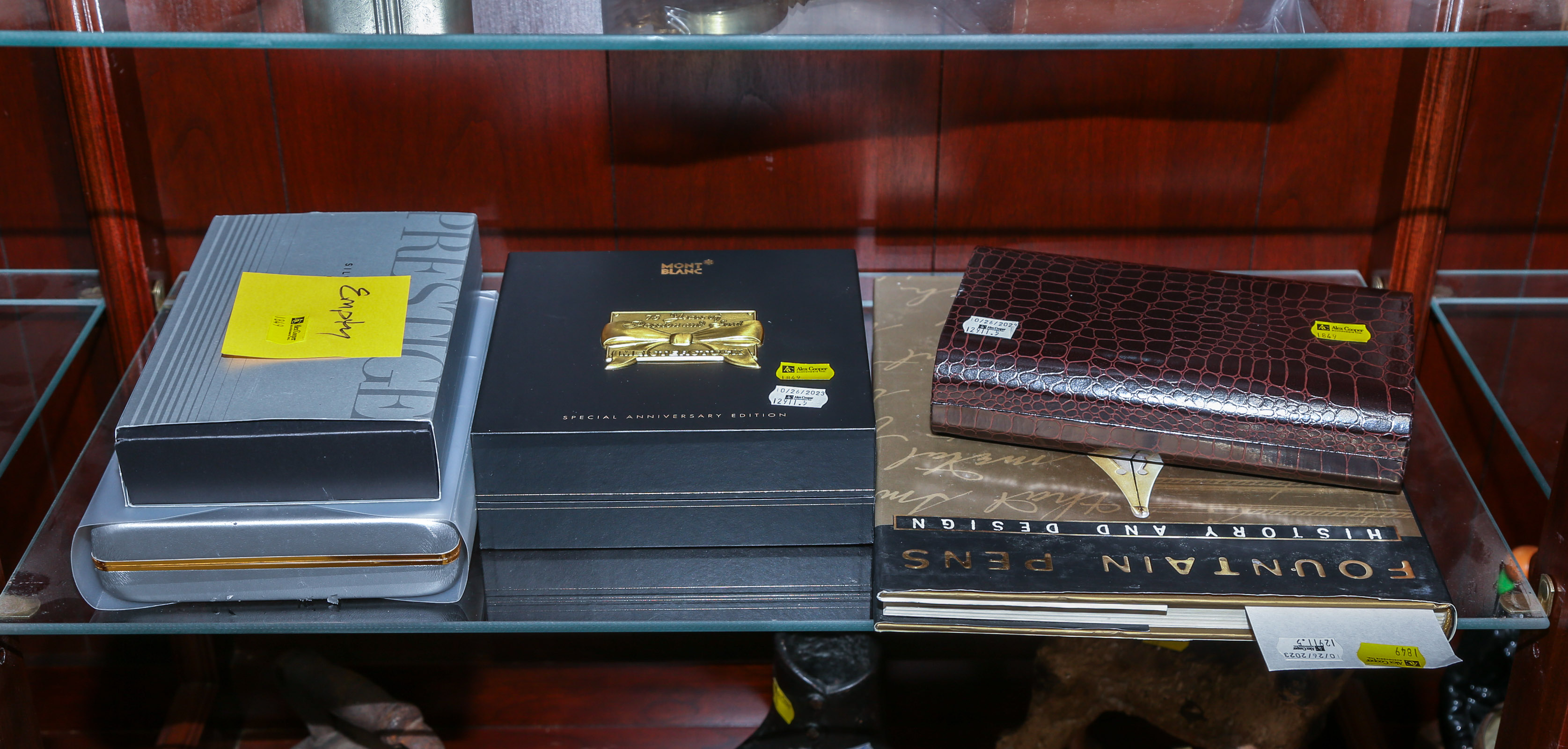 FOUR QUALITY PEN PRESENTATION BOXES