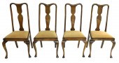 FOUR QUEEN ANNE STYLE DINING S
