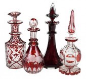FOUR RED ACCENTED AMERICAN AND