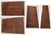 FOUR RED PAKISTANI BOKHARA ARE