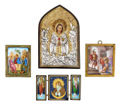 FOUR RELIGIOUS THEMED DISPLAY