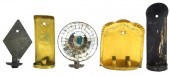 FOUR REPRODUCTION CANDLE SCONC