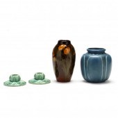 FOUR ROOKWOOD POTTERY ITEMS To