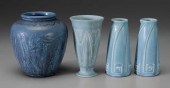 Four Rookwood Pottery Vases Am