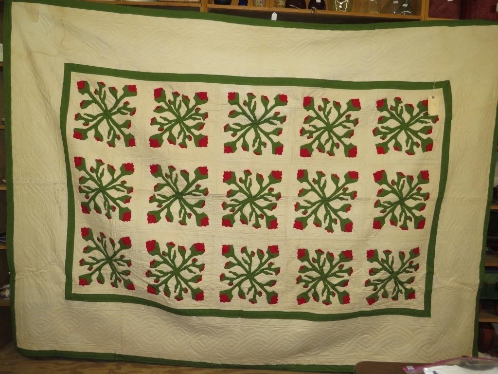 "FOUR ROSES" PATTERN COTTON
