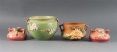Four Roseville pottery items s