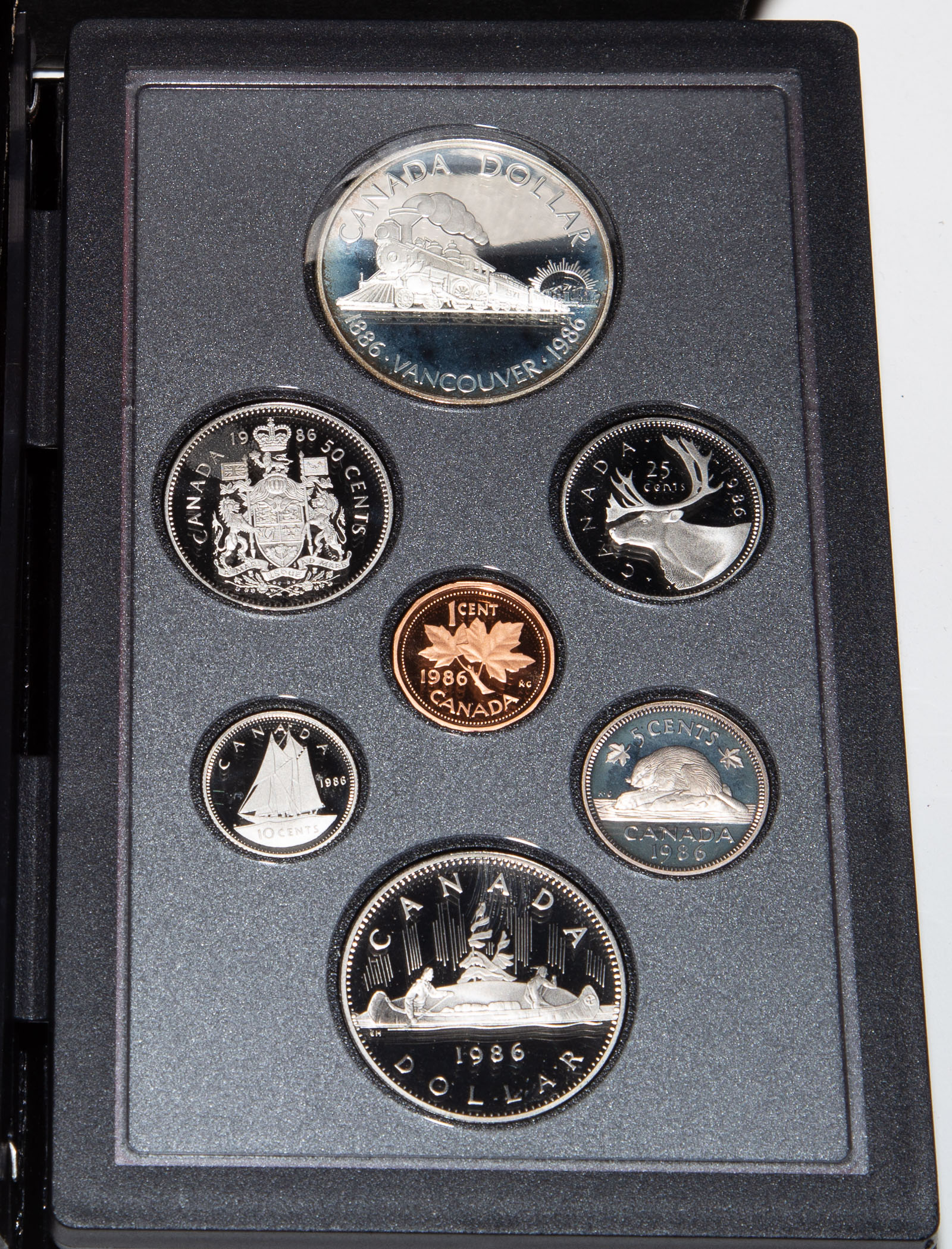 FOUR ROYAL CANADIAN PROOF SETS:
