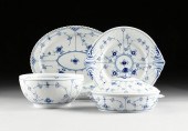 FOUR ROYAL COPENHAGEN BLUE FLU