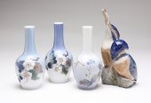 FOUR ROYAL COPENHAGEN PIECES.