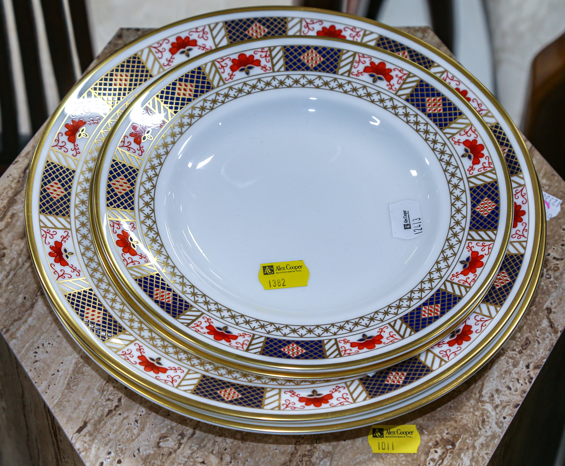 FOUR ROYAL CROWN DERBY "DERBY