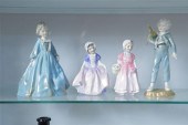 FOUR ROYAL DOULTON AND ROYAL W