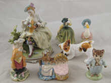 Four Royal Doulton and Royal Albert