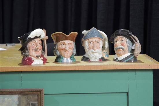 FOUR ROYAL DOULTON CHARACTER