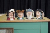 FOUR ROYAL DOULTON CHARACTER M